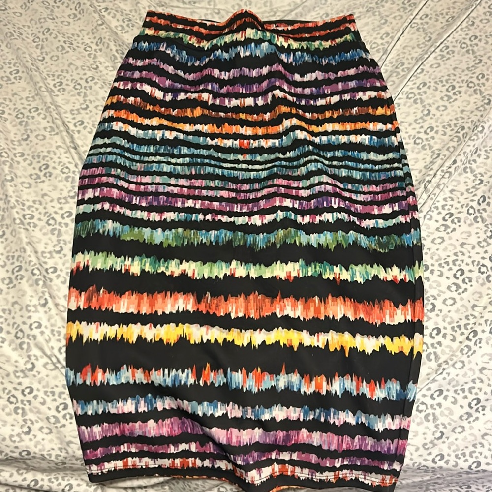 Fashion Dazzle Stretch Pencil Skirt - Large